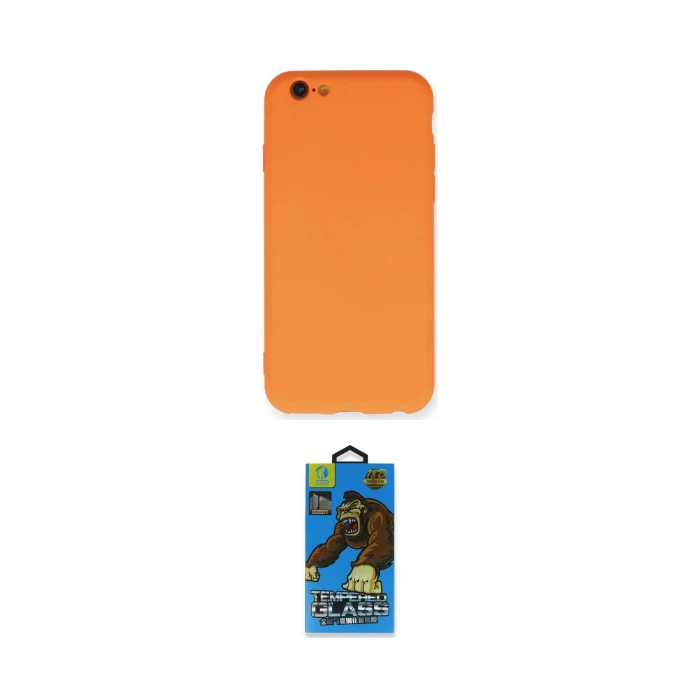 ieg™ iPhone 6 Kılıf Ahenk Serisi - Siyah 18D Cam Ekran Koruyucu