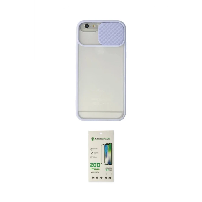 ieg™ iPhone 6 Kılıf Vadi Çizgi - Siyah 20D Premium Cam Ekran Koruyucu