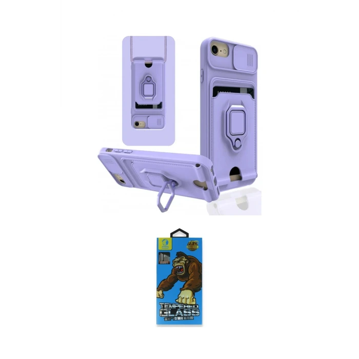 ieg™ iPhone 6 Kılıf Vadi Form Prime - Siyah 18D Cam Ekran Koruyucu