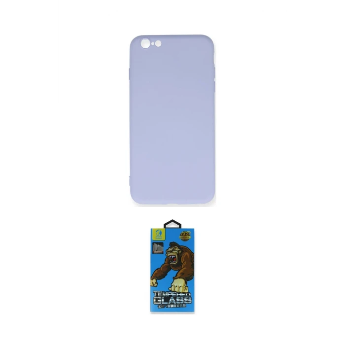 ieg™ iPhone 6 Plus Kılıf Ahenk Serisi - Siyah 18D Cam Ekran Koruyucu