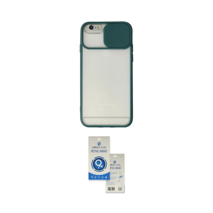 ieg™ iPhone 6 Plus Kılıf Vadi Çizgi - Şeffaf Royal Nano Ekran Koruyucu