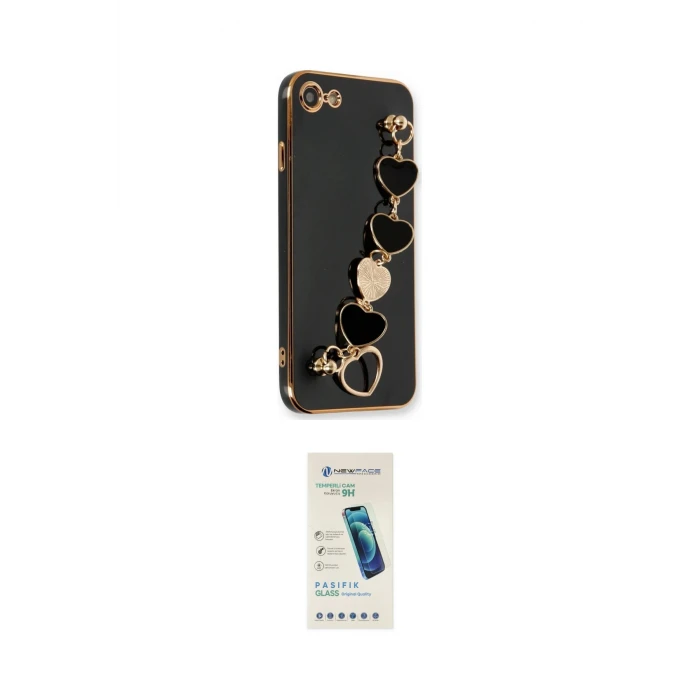 ieg™ iPhone 7 Kılıf Nova Işık Prime - Şeffaf Pasifik Cam Ekran Koruyucu
