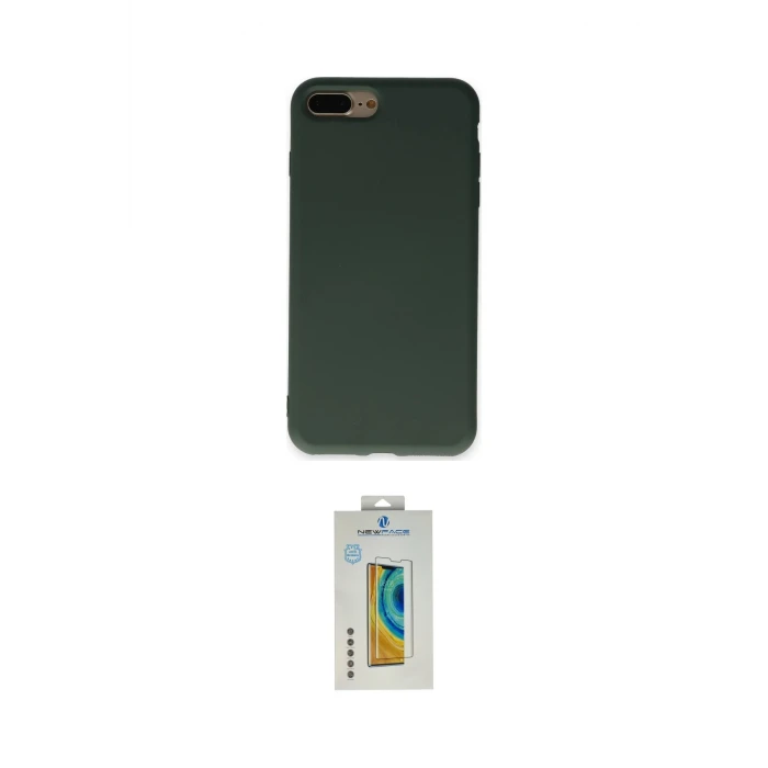 ieg™ iPhone 7 Plus Kılıf Ahenk Serisi - Siyah Polymer Nano Ekran Koruyucu