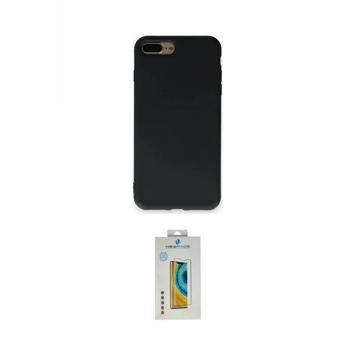 ieg™ iPhone 7 Plus Kılıf Ahenk Serisi - Siyah Polymer Nano Ekran Koruyucu