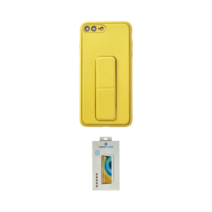 ieg™ iPhone 7 Plus Kılıf Akış Doku - Beyaz Polymer Nano Ekran Koruyucu