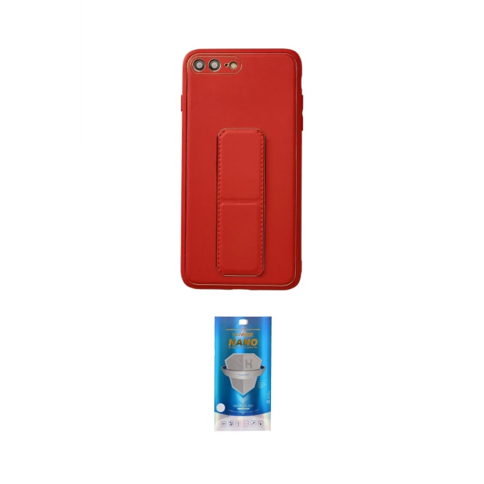 ieg™ iPhone 7 Plus Kılıf Akış Doku - Şeffaf Royal Nano Ekran Koruyucu