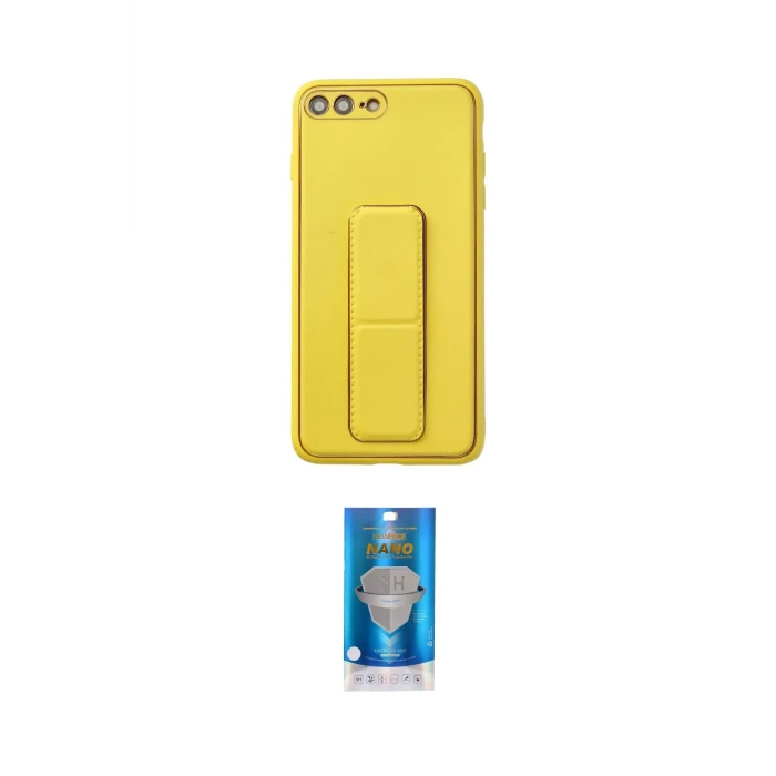 ieg™ iPhone 7 Plus Kılıf Akış Doku - Şeffaf Royal Nano Ekran Koruyucu