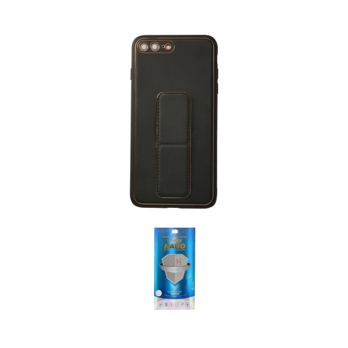 ieg™ iPhone 7 Plus Kılıf Akış Doku - Şeffaf Royal Nano Ekran Koruyucu