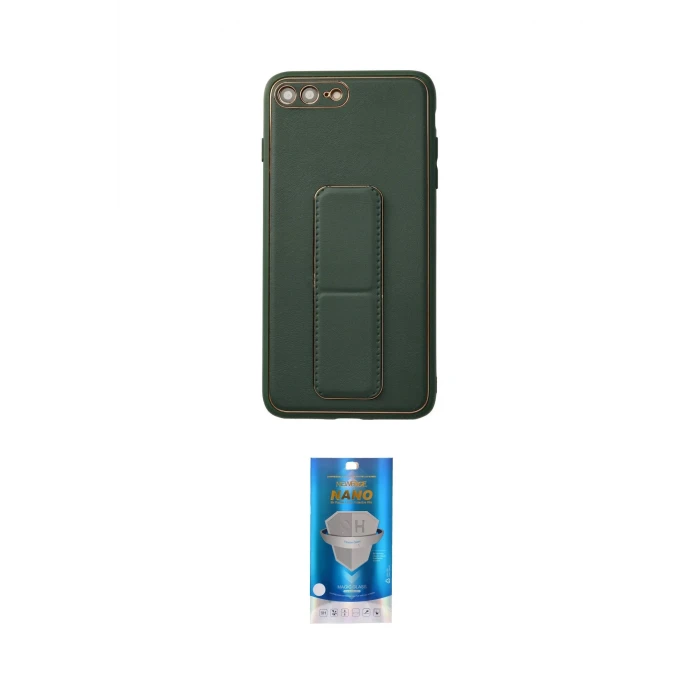 ieg™ iPhone 7 Plus Kılıf Akış Doku - Şeffaf Royal Nano Ekran Koruyucu