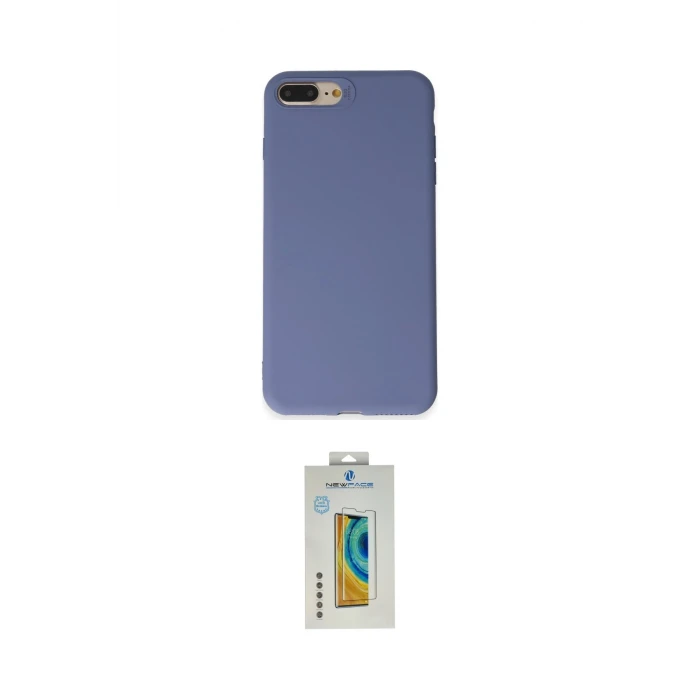 ieg™ iPhone 7 Plus Kılıf Kozmos Yansıma Özel Seri - Siyah Polymer Nano Ekran Koruyucu