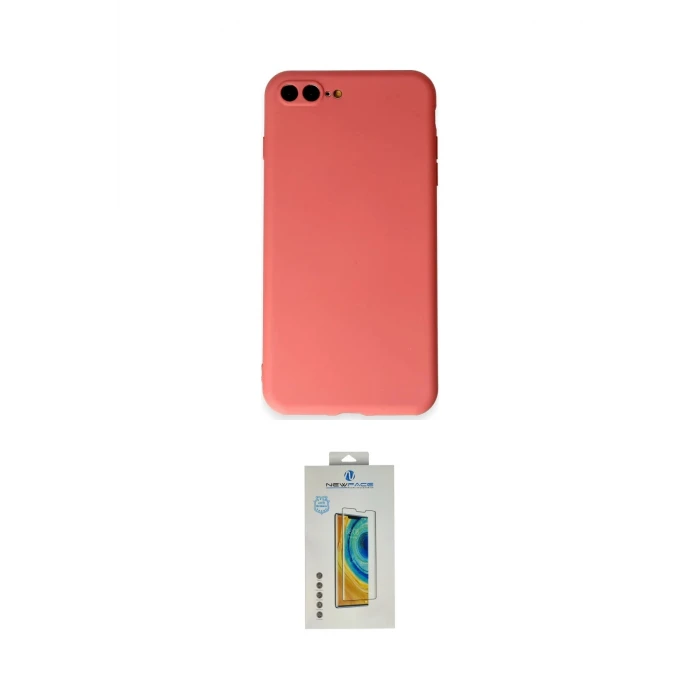 ieg™ iPhone 7 Plus Kılıf Kozmos Yansıma Özel Seri - Siyah Polymer Nano Ekran Koruyucu