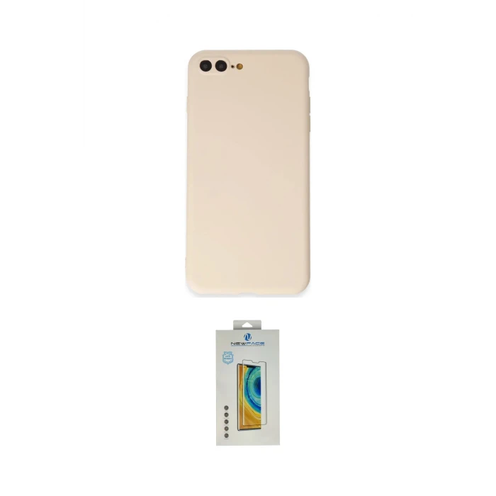 ieg™ iPhone 7 Plus Kılıf Kozmos Yansıma Özel Seri - Siyah Polymer Nano Ekran Koruyucu