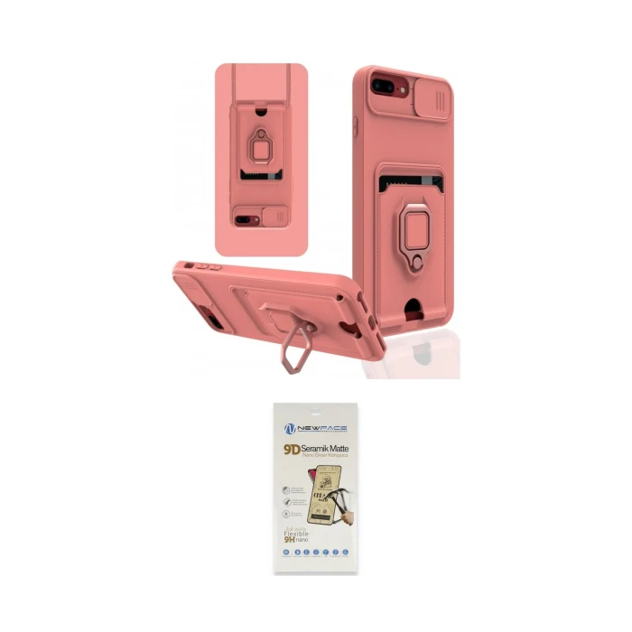 ieg™ iPhone 7 Plus Kılıf Vadi Form Prime - Beyaz Mat Seramik Nano Ekran Koruyucu