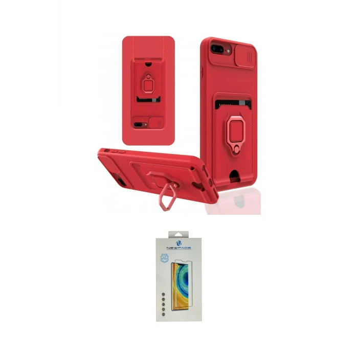 ieg™ iPhone 7 Plus Kılıf Vadi Form Prime - Siyah Polymer Nano Ekran Koruyucu