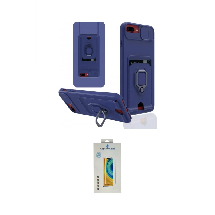 ieg™ iPhone 7 Plus Kılıf Vadi Form Prime - Siyah Polymer Nano Ekran Koruyucu