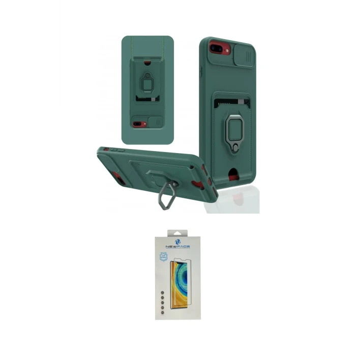 ieg™ iPhone 7 Plus Kılıf Vadi Form Prime - Siyah Polymer Nano Ekran Koruyucu