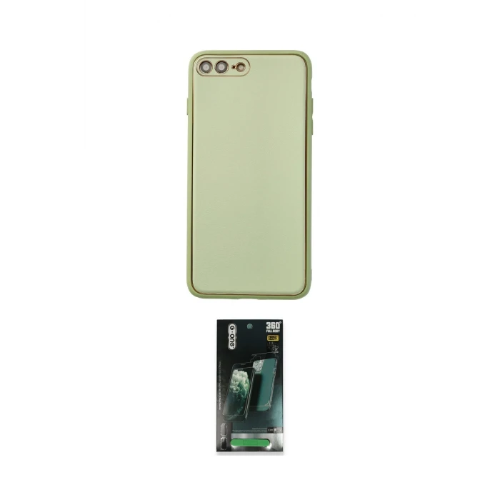 ieg™ iPhone 7 Plus Kılıf Yadigar Klasik - Şeffaf 360 Full Body Arka Koruyucu