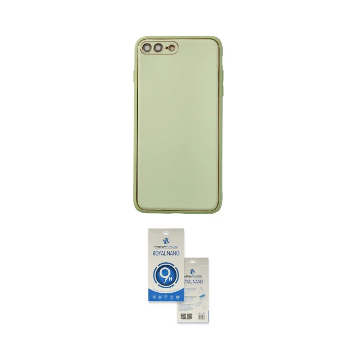 ieg™ iPhone 7 Plus Kılıf Yadigar Klasik - Şeffaf Royal Nano Ekran Koruyucu