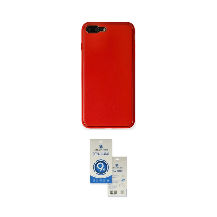 ieg™ iPhone 7 Plus Kılıf Yadigar Klasik - Şeffaf Royal Nano Ekran Koruyucu