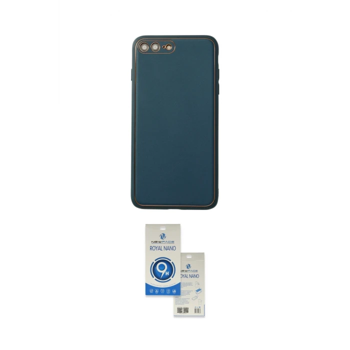 ieg™ iPhone 7 Plus Kılıf Yadigar Klasik - Şeffaf Royal Nano Ekran Koruyucu
