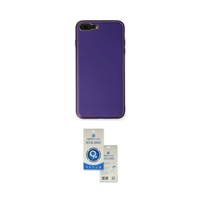 ieg™ iPhone 7 Plus Kılıf Yadigar Klasik - Şeffaf Royal Nano Ekran Koruyucu