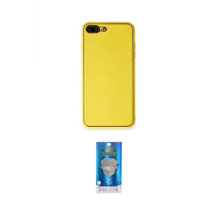ieg™ iPhone 7 Plus Kılıf Yadigar Klasik - Şeffaf Royal Nano Ekran Koruyucu