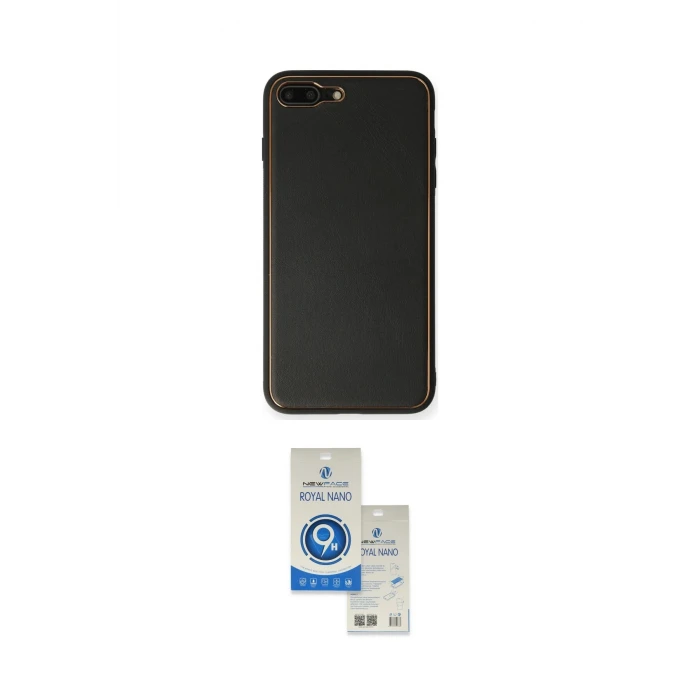 ieg™ iPhone 7 Plus Kılıf Yadigar Klasik - Şeffaf Royal Nano Ekran Koruyucu