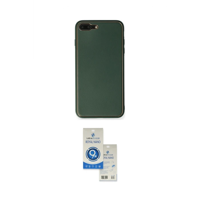 ieg™ iPhone 7 Plus Kılıf Yadigar Klasik - Şeffaf Royal Nano Ekran Koruyucu