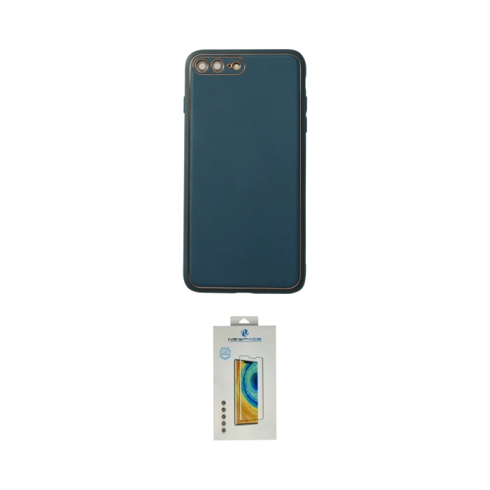 ieg™ iPhone 7 Plus Kılıf Yadigar Klasik - Siyah Polymer Nano Ekran Koruyucu