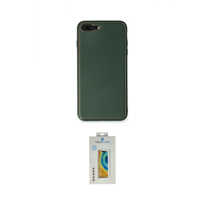 ieg™ iPhone 7 Plus Kılıf Yadigar Klasik - Siyah Polymer Nano Ekran Koruyucu