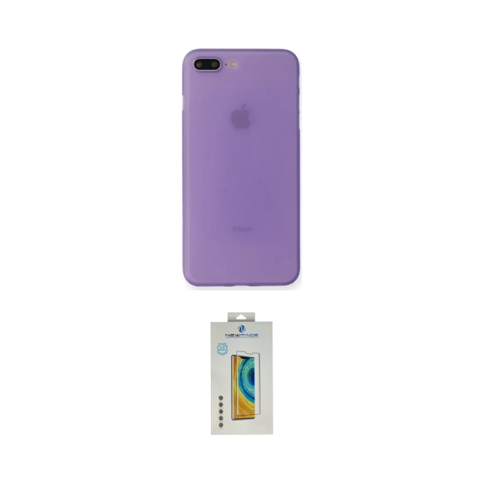 ieg™ iPhone 7 Plus Kılıf Yadigar Yansıma Serisi - Siyah Polymer Nano Ekran Koruyucu