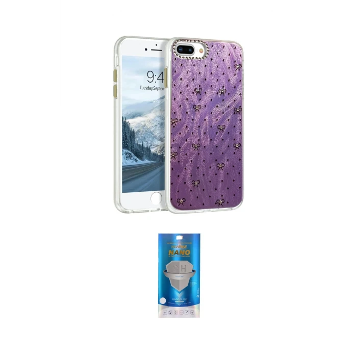 ieg™ iPhone 7 Plus Kılıf Zirve Modern Prime - Şeffaf Royal Nano Ekran Koruyucu