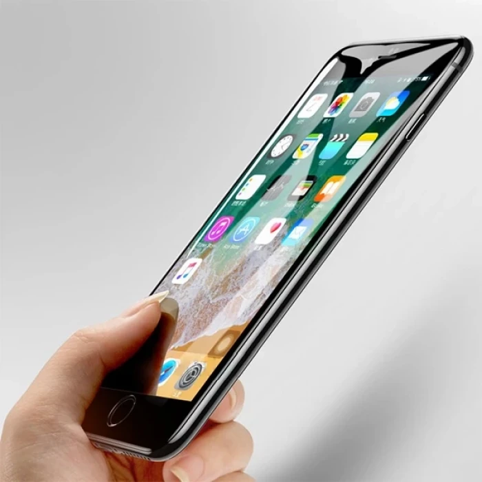 ieg™ İphone 8 Plus 7 Plus 5d Kavisli Full Kırılmaz Cam Ekran Koruyucu