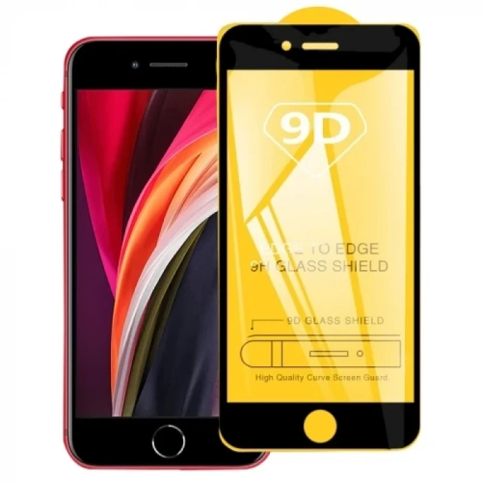 ieg™ İphone Se3-se2 İphone 8-7 9d Full Glue Tempered Cam Ekran Koruyucu