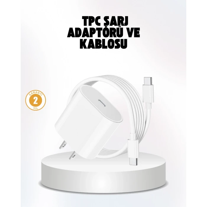 ieg™ iPhone ve iPad Uyumlu 20W Güvenli USB-C Hızlı Şarj Adaptörü