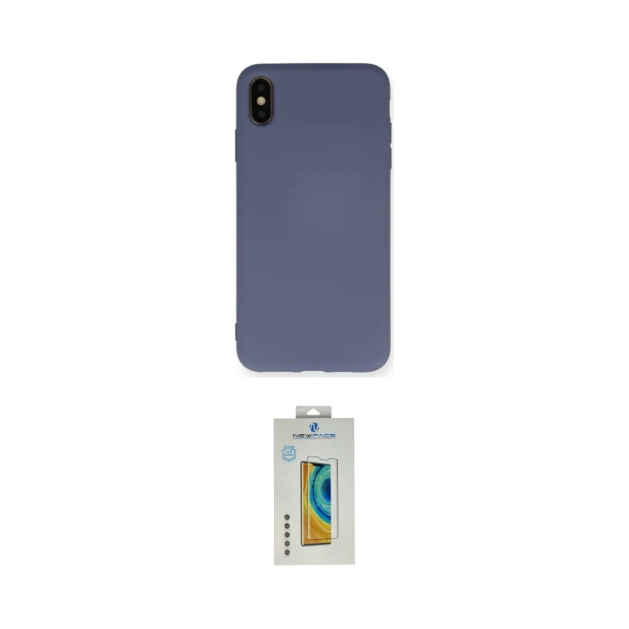 ieg™ iPhone XS Max Kılıf Ahenk Serisi - Siyah Polymer Nano Ekran Koruyucu
