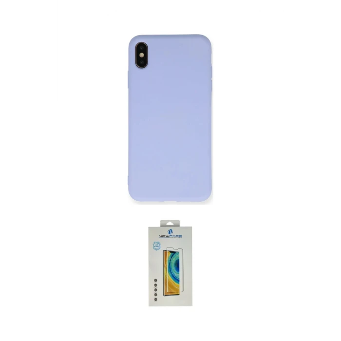 ieg™ iPhone XS Max Kılıf Ahenk Serisi - Siyah Polymer Nano Ekran Koruyucu