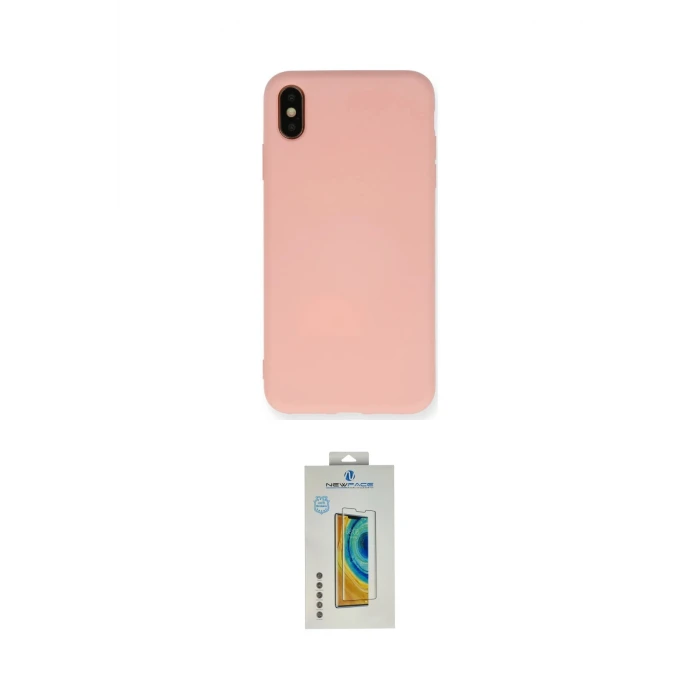 ieg™ iPhone XS Max Kılıf Ahenk Serisi - Siyah Polymer Nano Ekran Koruyucu