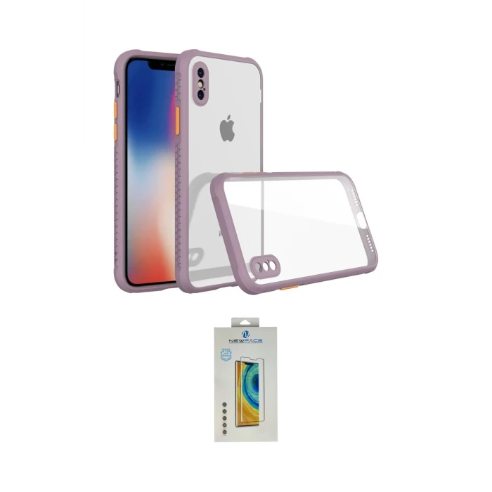 ieg™ iPhone XS Max Kılıf Nova Asil Özel Seri - Siyah Polymer Nano Ekran Koruyucu