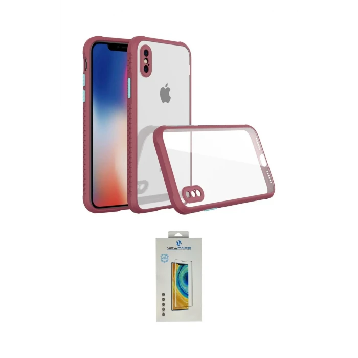 ieg™ iPhone XS Max Kılıf Nova Asil Özel Seri - Siyah Polymer Nano Ekran Koruyucu