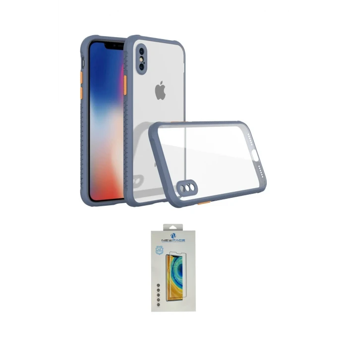 ieg™ iPhone XS Max Kılıf Nova Asil Özel Seri - Siyah Polymer Nano Ekran Koruyucu