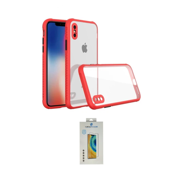 ieg™ iPhone XS Max Kılıf Nova Asil Özel Seri - Siyah Polymer Nano Ekran Koruyucu