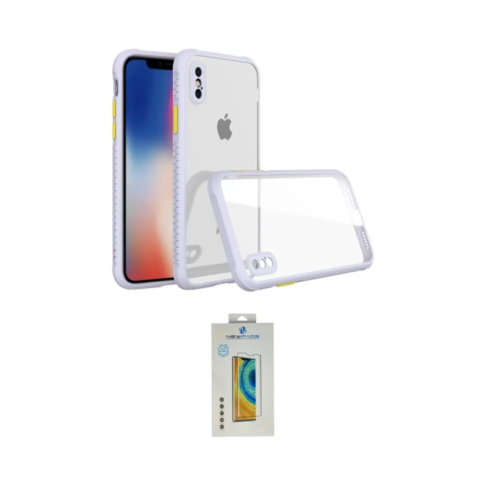 ieg™ iPhone XS Max Kılıf Nova Asil Özel Seri - Siyah Polymer Nano Ekran Koruyucu