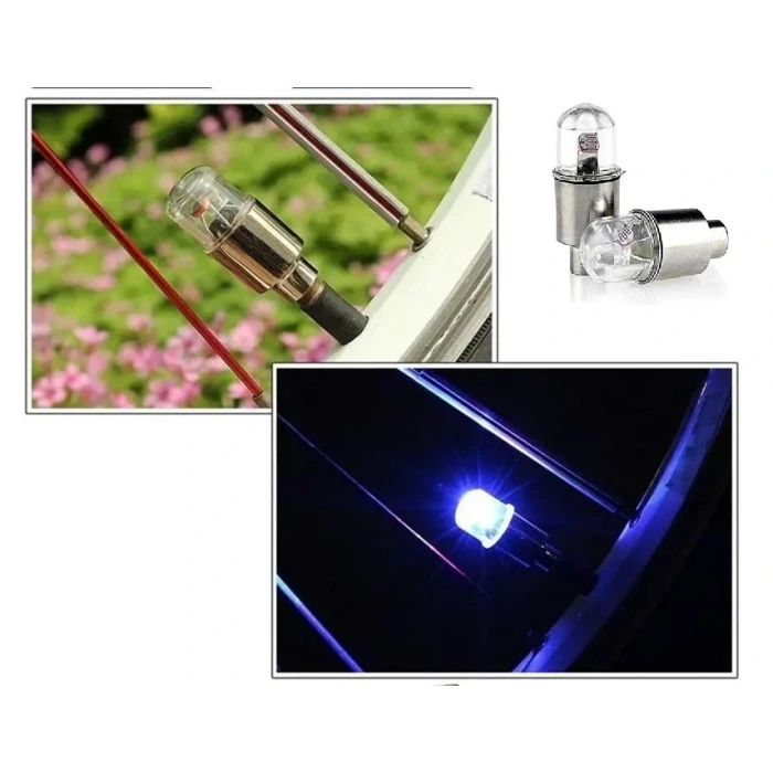 ieg™ Işıklı Bisiklet Araba Sibop Kapağı 2 Adet