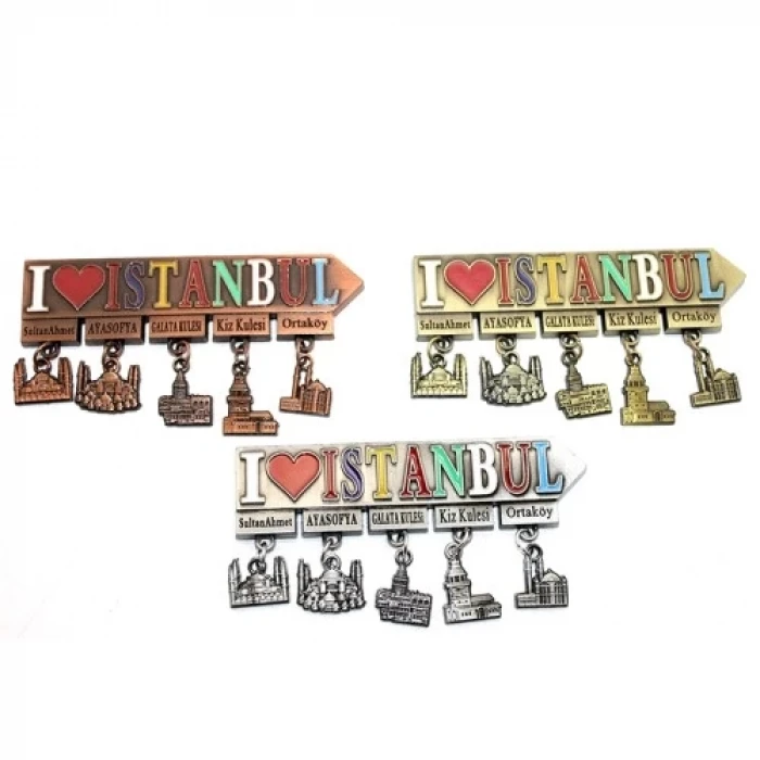 ieg™ İstanbul Temalı Metal Magnet Model 7
