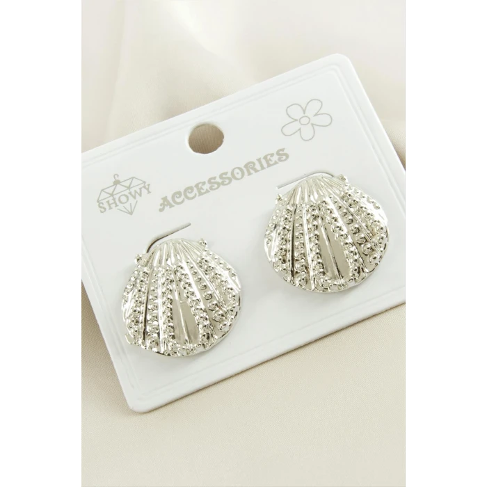 ieg™ İstiridye Metal Küpe