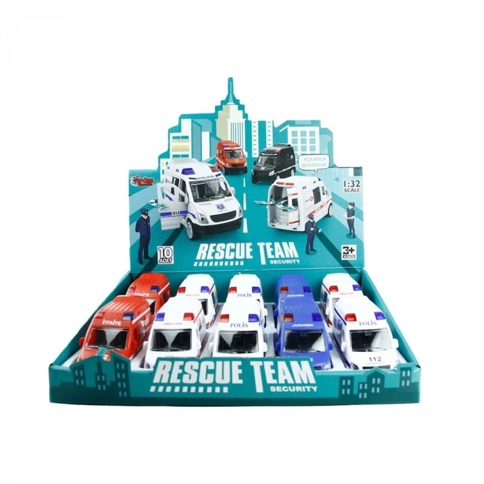 ieg™ JW567-023 SÜRTMELİ 1:32 İLK YARDIM ARACI -VRD