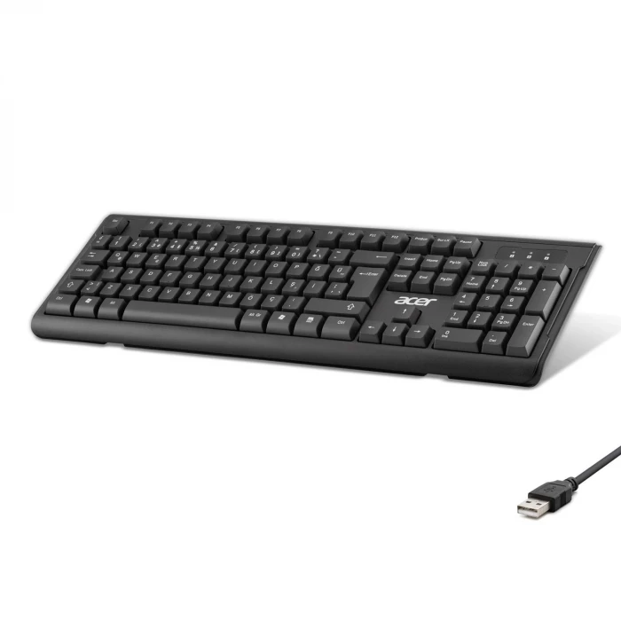 ieg™ Kablolu Standart Klavye Q Sessiz Tuşlu Siyah OAK0A0