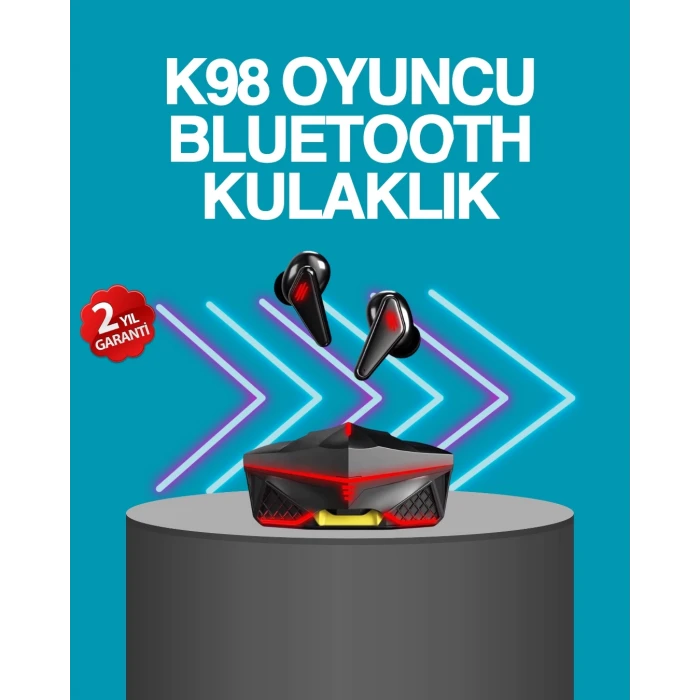 ieg™ Kablosuz Bluetooth 5.0 Metal Kasa Gaming Kulaklık