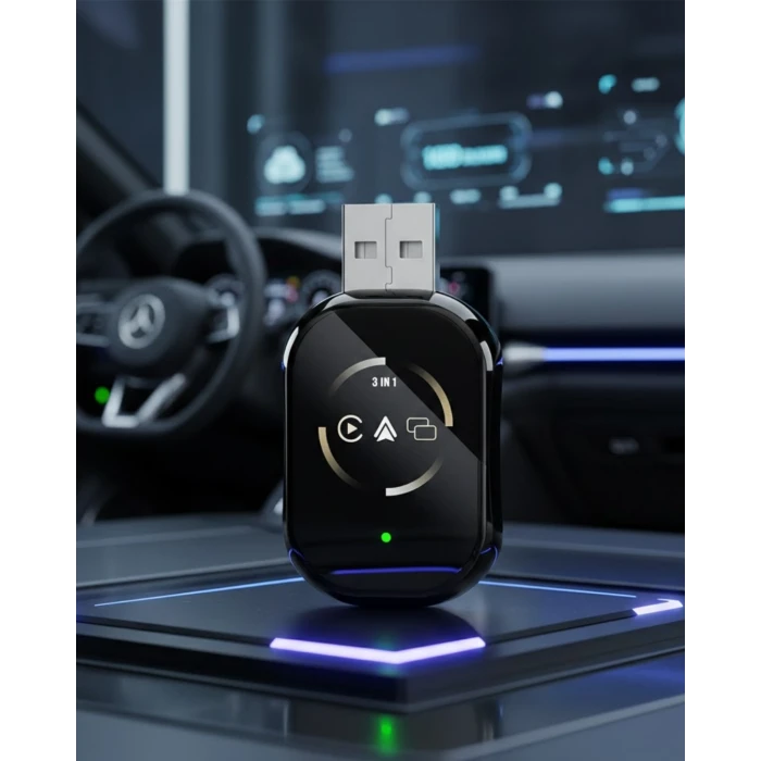 ieg™ Kablosuz CarPlay ve Android Auto Adaptörü Tak Çalıştır Kullanım